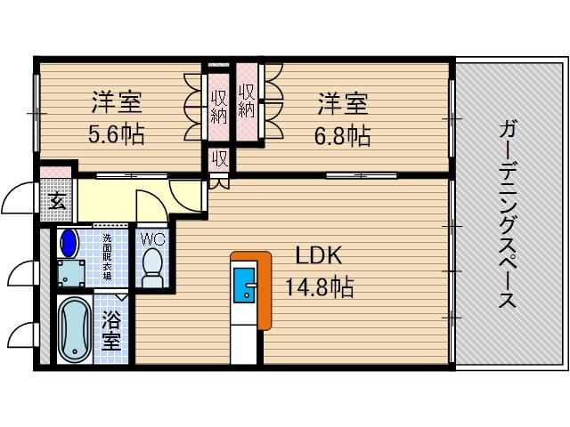 ラディアントの間取り