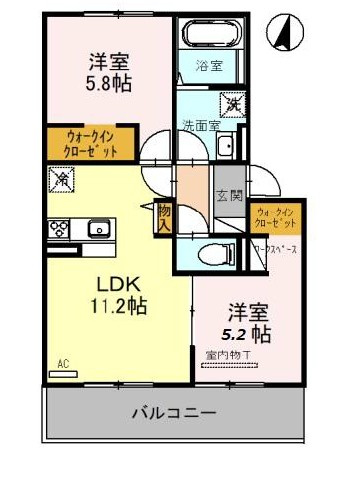 【間取り】 | セジュール南耳原