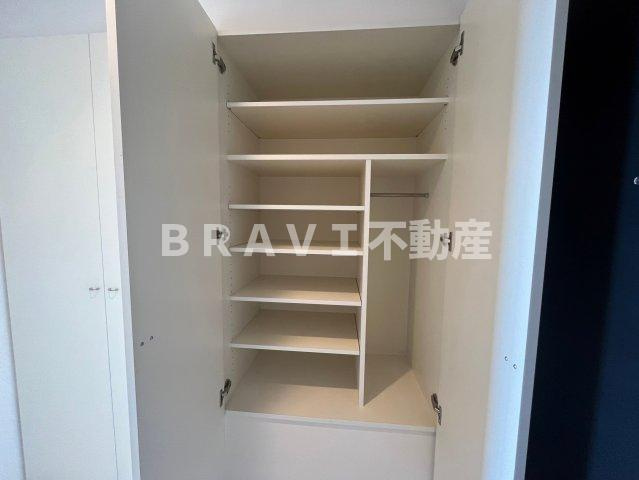 メゾン・ド・ヴィレ大阪城公園前　BRAVI不動産の収納|十分な収納スペースがあります
