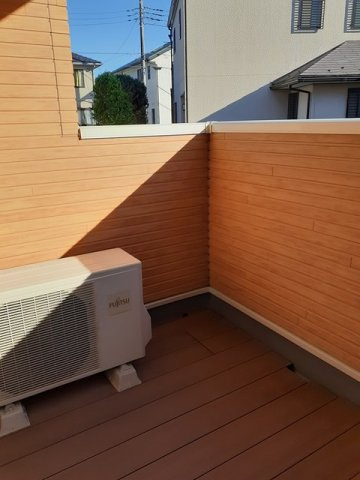 コスモス花影壱番館のバルコニー