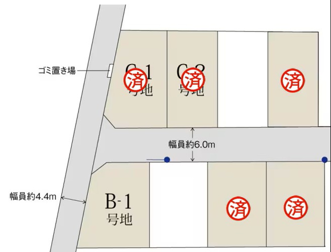 【区画図】 | 高知市鴨部/B-1