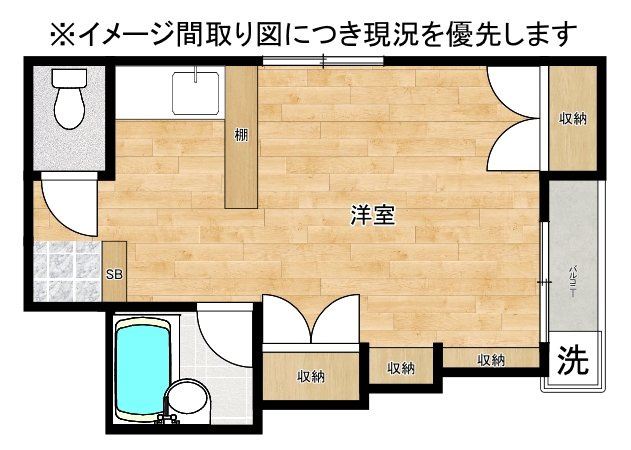 【間取り】 | ピアッツァK