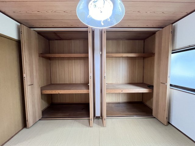 玉名郡長洲町大字高浜のテラスの収納