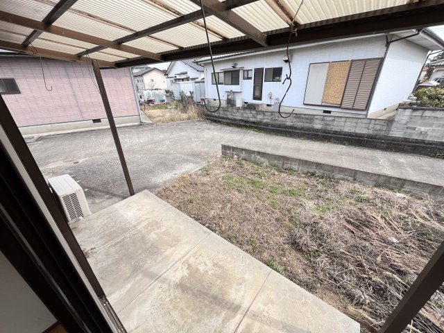 玉名郡長洲町大字高浜のテラスの庭