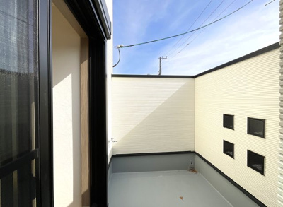 【バルコニー】 | 伏見区久我本町⑦号地　12区画　築後未入戸建