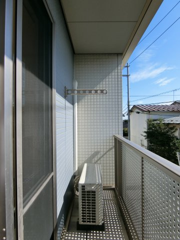 プレジールA棟のバルコニー|イメージ202号室の写真