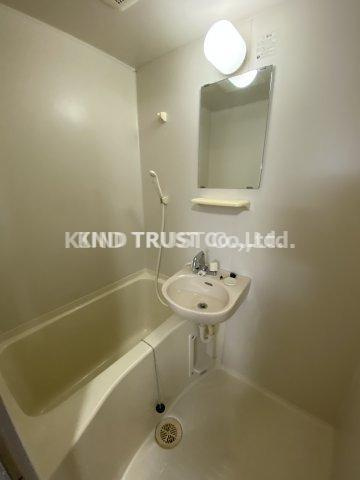 リバティ中津Ⅰの洗面所|明るい洗面所です