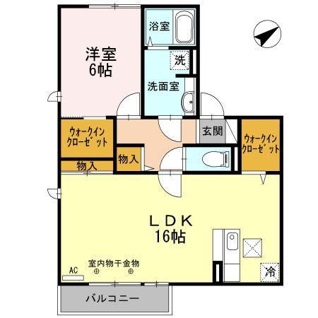 イーストヒルズ高松の間取り