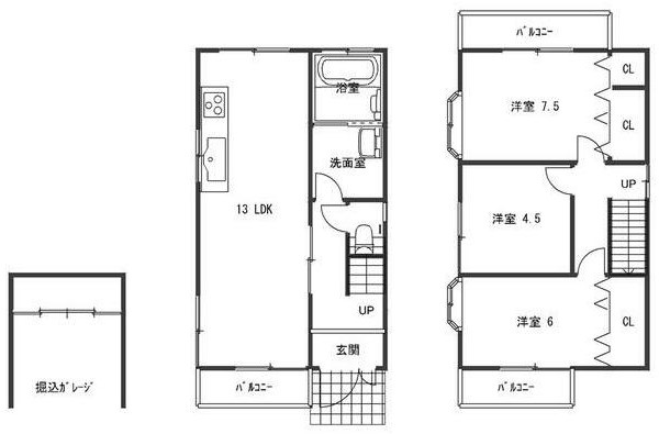 【間取り】 | S21783-明徳