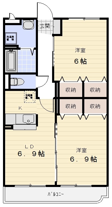 サン・シャインの間取り