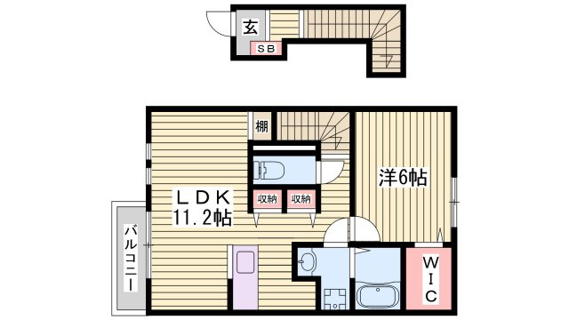 カナルサイドの間取り