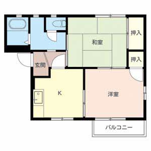 【間取り】 | フレグランス今吉