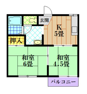【間取り】 | メイプルタウン大久保