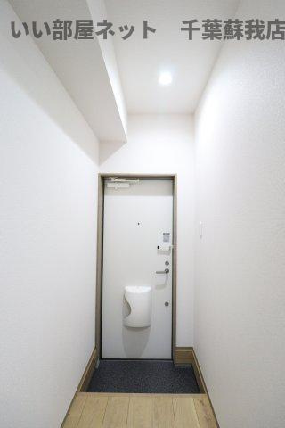 フルラージュ千葉中央の玄関|シンプルで使いやすい玄関です