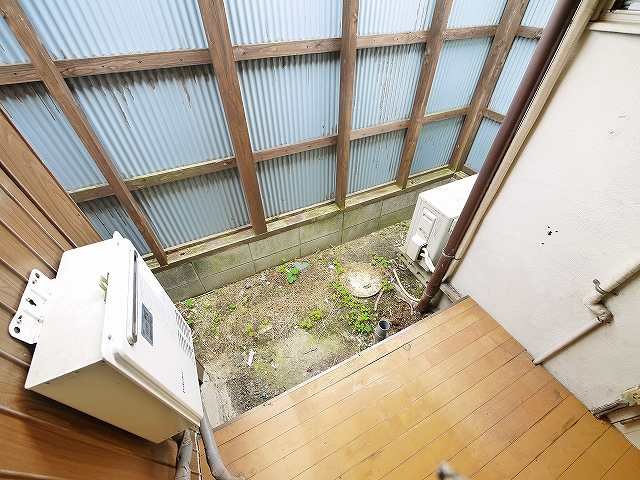 吉田貸家の庭|お庭の付いた物件です