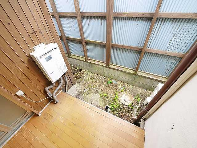 吉田貸家の庭|お庭の付いた物件です