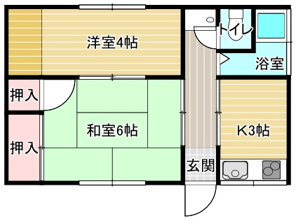 藤井アパートの間取り