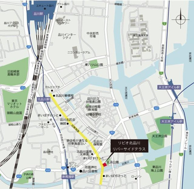 【地図】 | リビオ北品川リバーサイドテラス