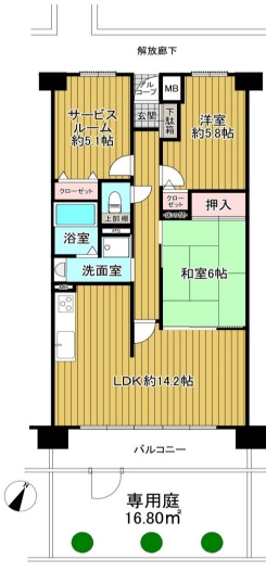 グラン・コート上尾の間取り