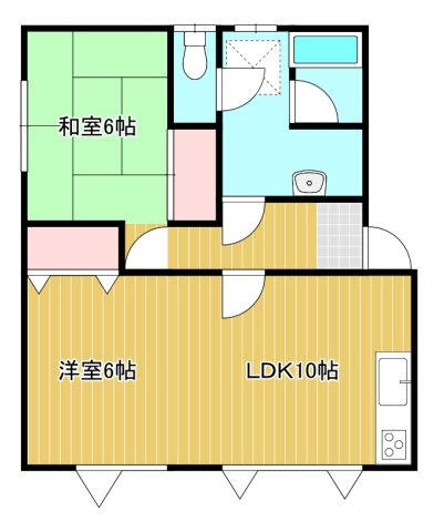 コーポすがわらの間取り