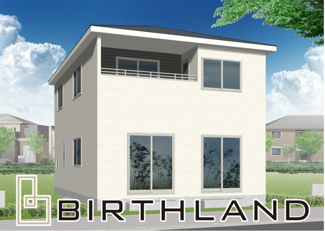 本宮市本宮鍋田の外観パース|6号棟　完成予想図