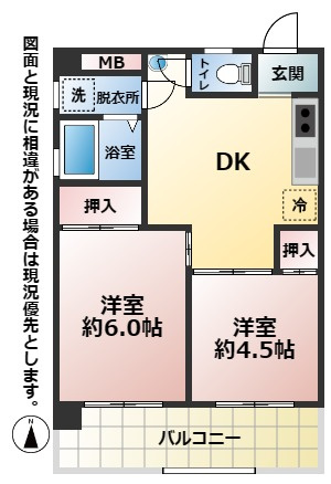 アグリード馬借の間取り