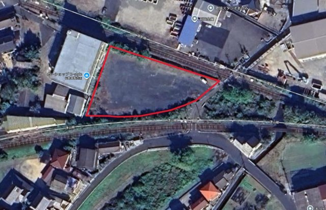 津山口　貸土地の地図