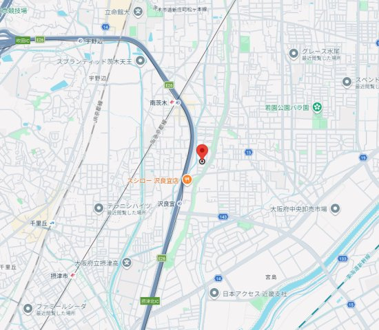 アーク美沢の地図