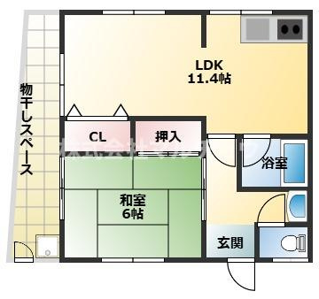 メゾン朝来の間取り