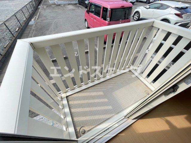 グローリア　Ｂのバルコニー|高崎、前橋、伊勢崎エリアのお部屋探しはエンドスケープまで！お客様の理想お聞かせ下さい♪