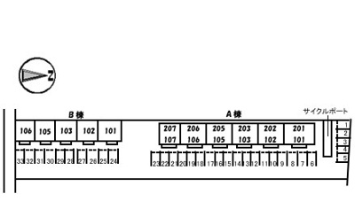【区画図】 | コンフォートＢ棟