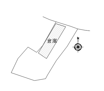 【土地図】 | 東伊豆町稲取　倉庫付売地
