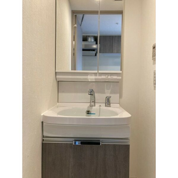 メイクス矢場町Ⅱの独立洗面台