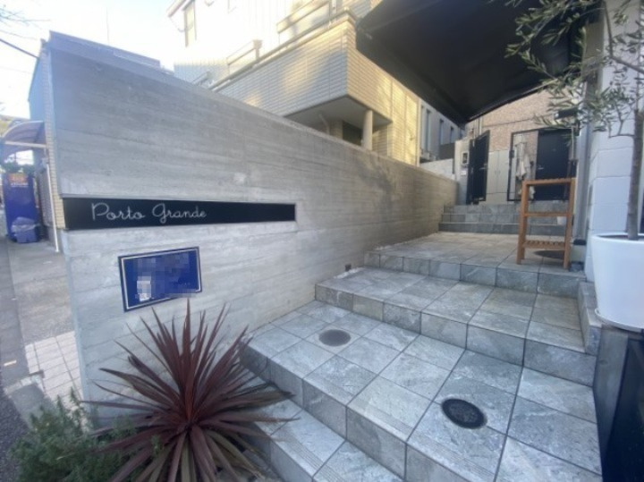 ポルトグランデ目黒かむろ坂の外観パース