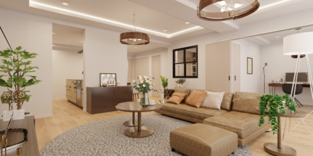  | マナー高輪（ホーマット）3F | 室内完成予想CGパース