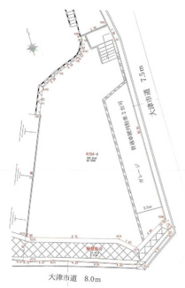 【土地図】 | 大津市坂本8丁目10-1　売土地
