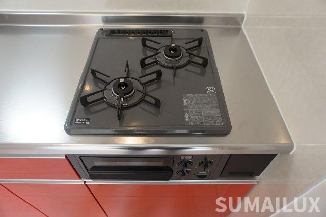 熊本市中央区黒髪２丁目のアパートのキッチン