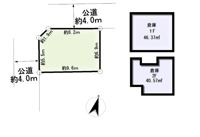 【間取り】 | 平塚市平塚2丁目　貸倉庫(オーナーチェンジ)