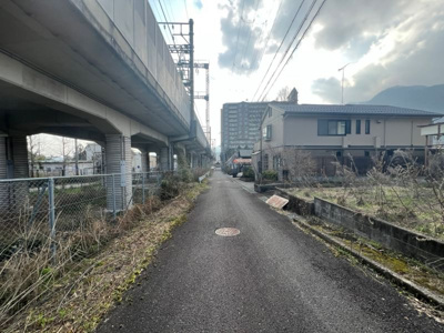 【前面道路含む現地写真】 | 大津市荒川718-6　売土地