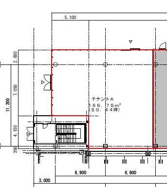 あちてらす倉敷　南館の区画図