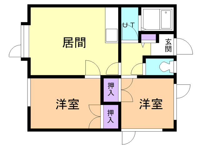 クレール・シャンブルの間取り