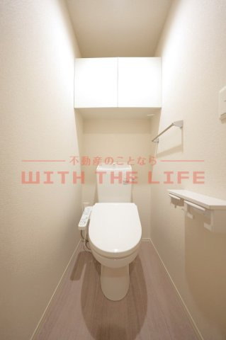 アピリシティⅡ【キャッシュバック対象物件】のトイレ|落ち着いたトイレです