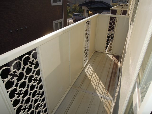 ニューシティＡのバルコニー