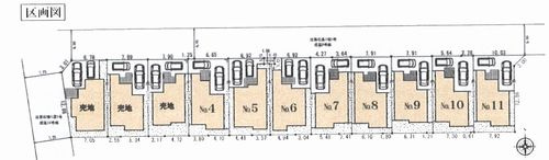 平塚市徳延　新築戸建　全11棟11号棟の区画図