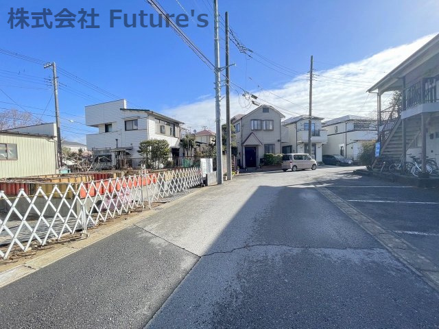 流山市加4丁目　新築戸建　全1棟の前面道路含む現地写真|前面道路含む現地写真です。
