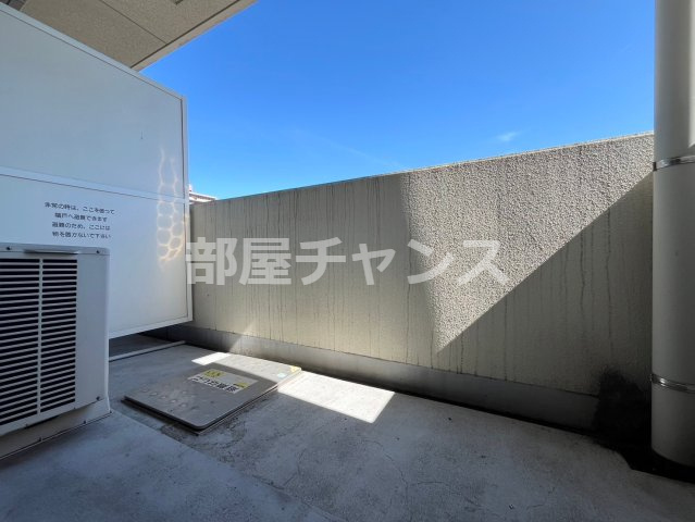 フロンティアタワー名駅南のバルコニー