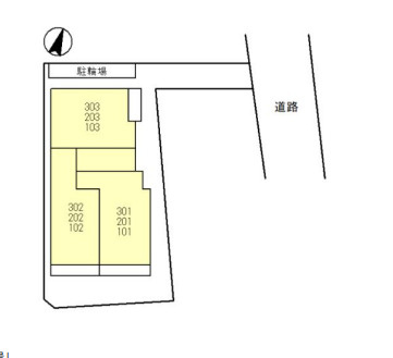 オルテンシア魚崎中町の区画図