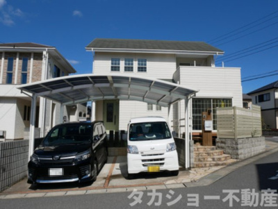【駐車場】 | 市原市ちはら台東　中古戸建 | 駐車場は3台可能です（道路側にも1台分有）