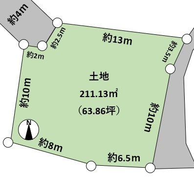 里庄町里見1049売地の土地図