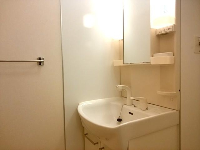 メゾンブランシュの洗面所|ゆったりとスペースのある洗面所